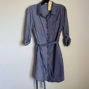 Beautiful blue and white stripes, size S, brand new